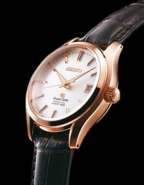 Seiko Watch Replica Grand Seiko Hi-Beat 36 000 Edition Spéciale SBGH022 Pink Gold - Crocodile Strap (image for) Seiko Watch Replica Grand Seiko Hi-Beat 36 000 Edition Spéciale SBGH022 Pink Gold - Crocodile Strap